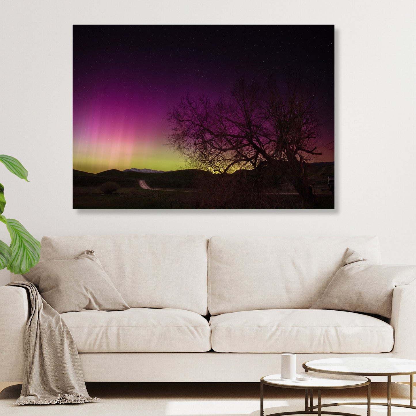 A Coloured Sky Wall Art Canvas Print