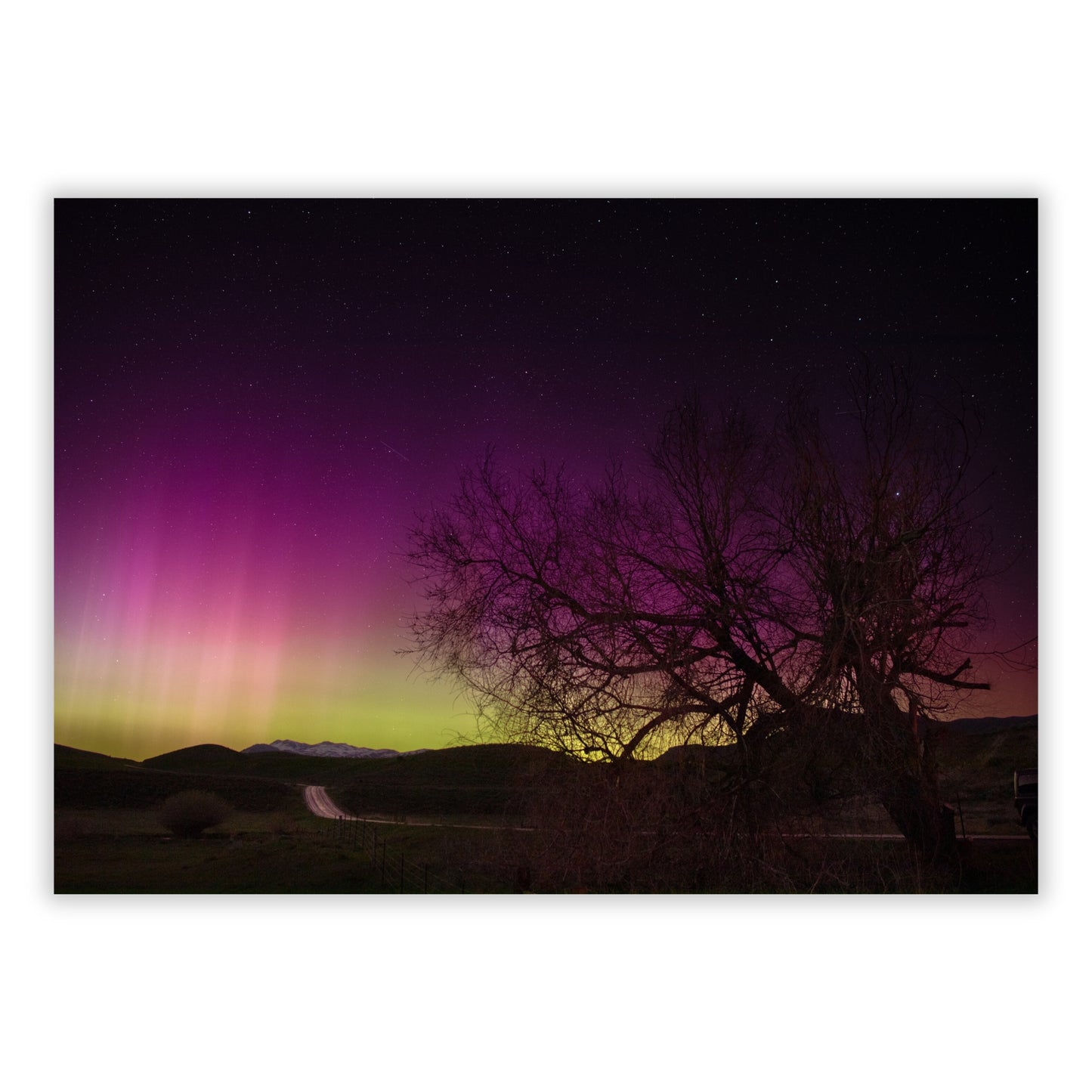 A Coloured Sky Wall Art Canvas Print