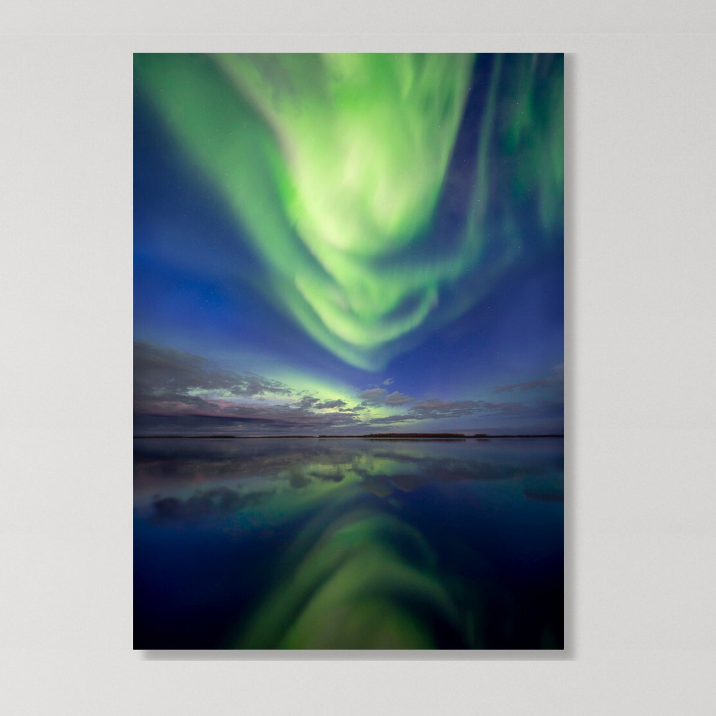 Aurora Reflections Wall Art Canvas Print