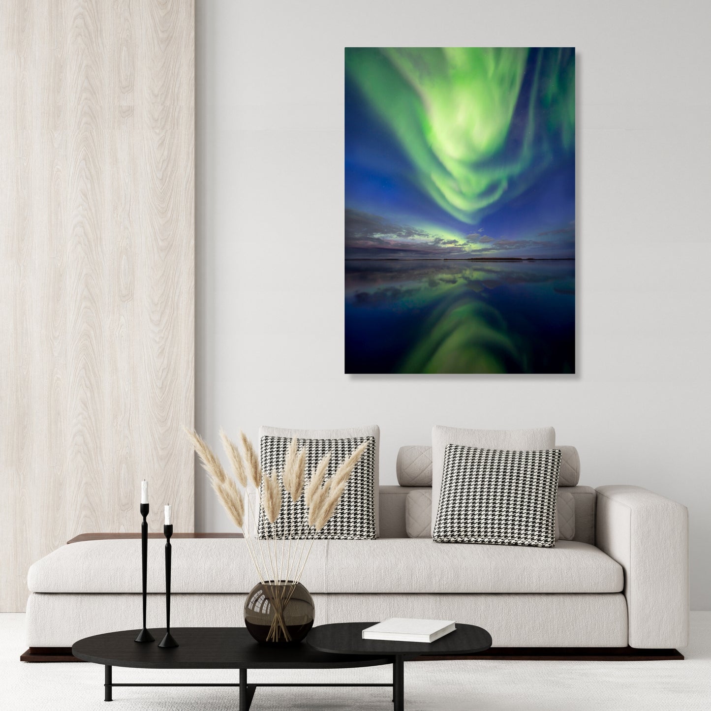Aurora Reflections Wall Art Canvas Print