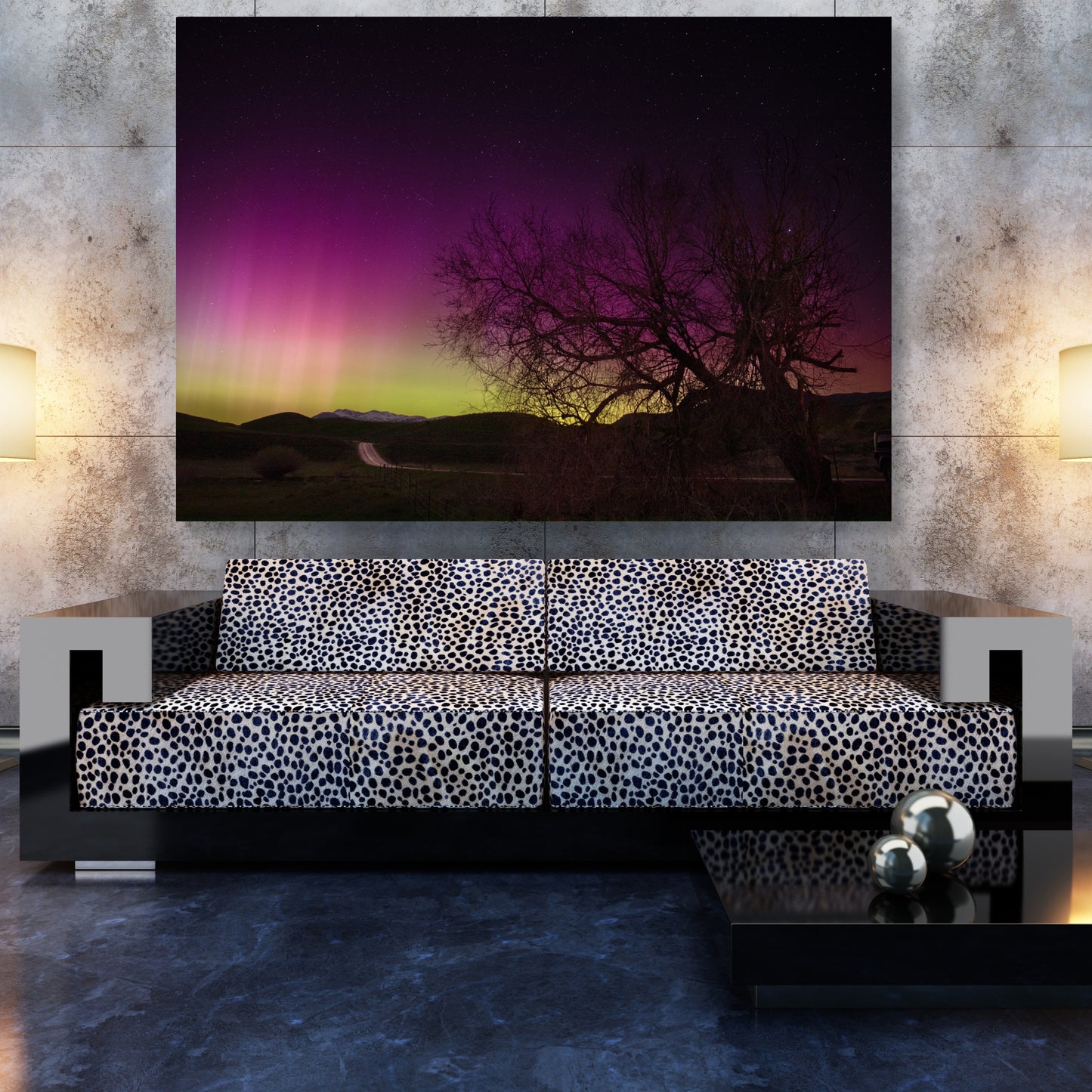 A Coloured Sky Wall Art Canvas Print