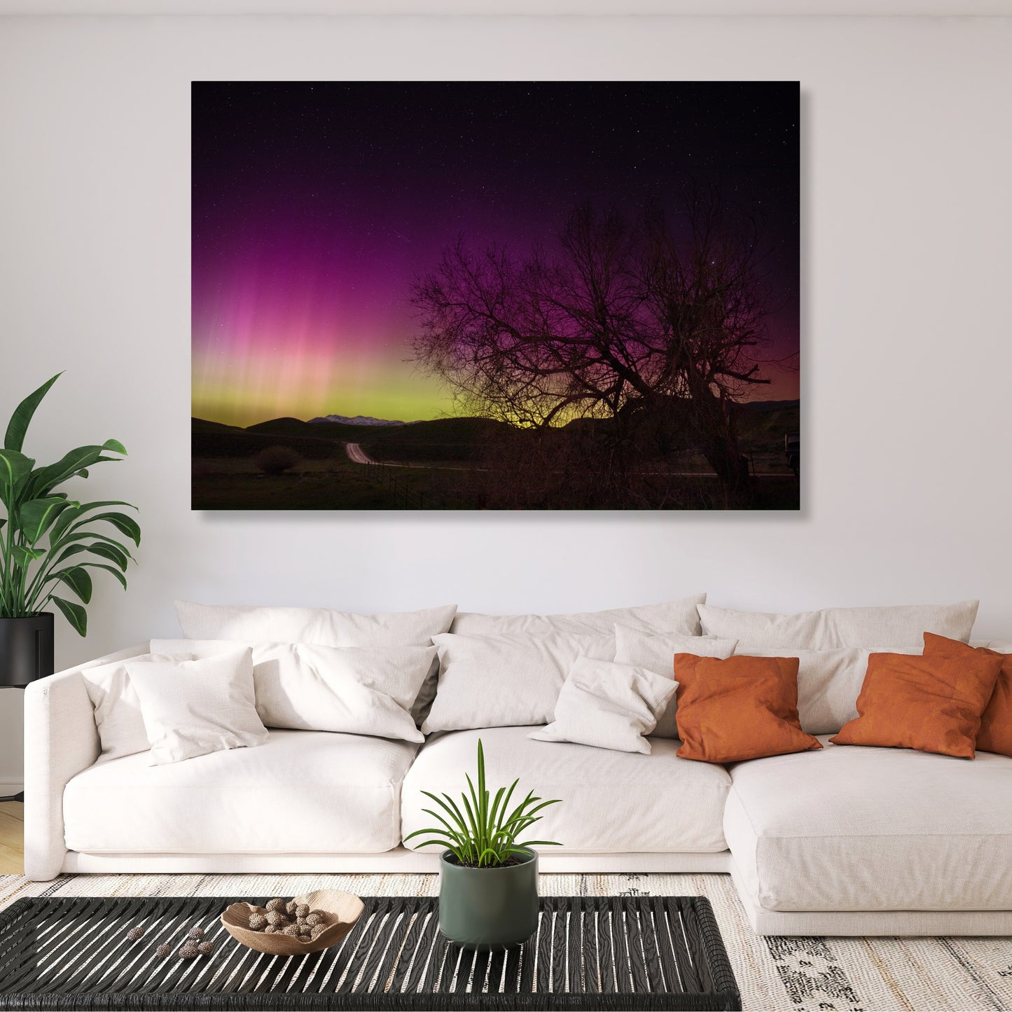 A Coloured Sky Wall Art Canvas Print