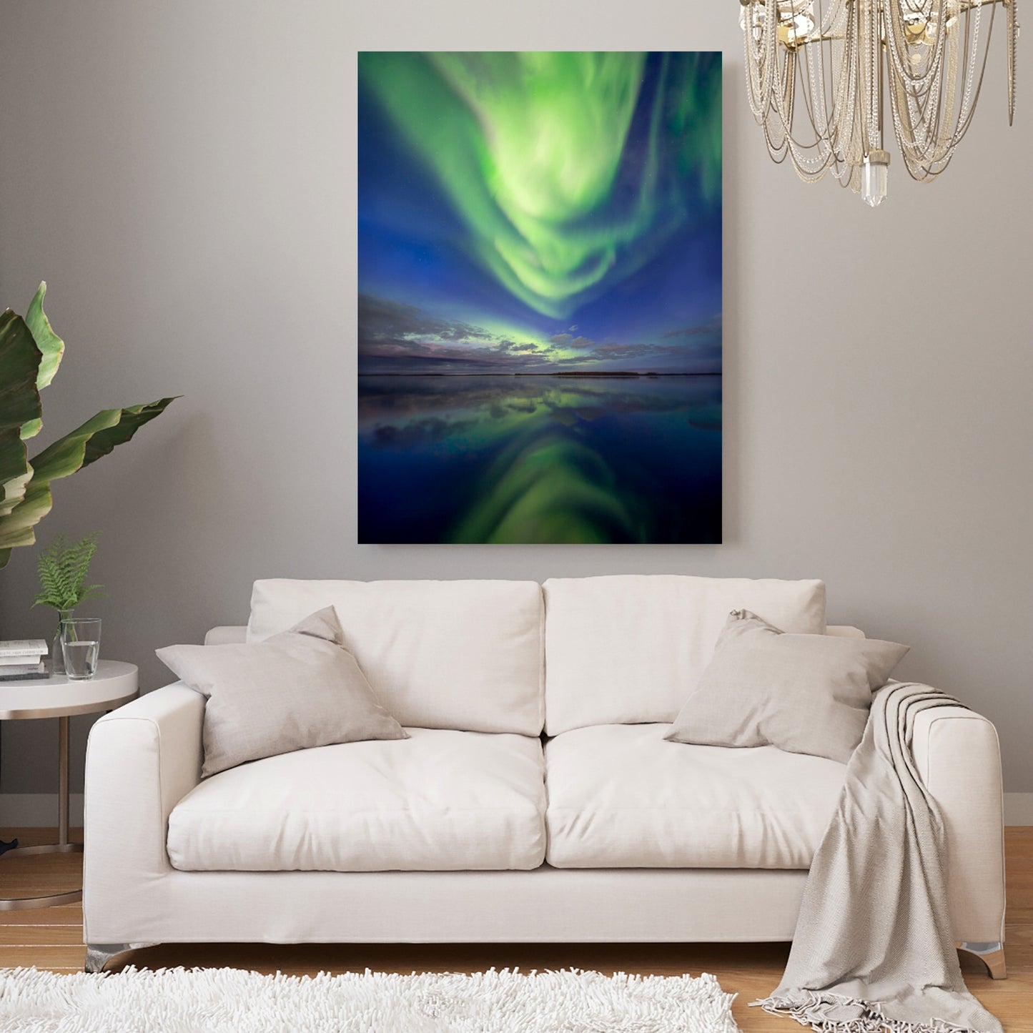 Aurora Reflections Wall Art Canvas Print