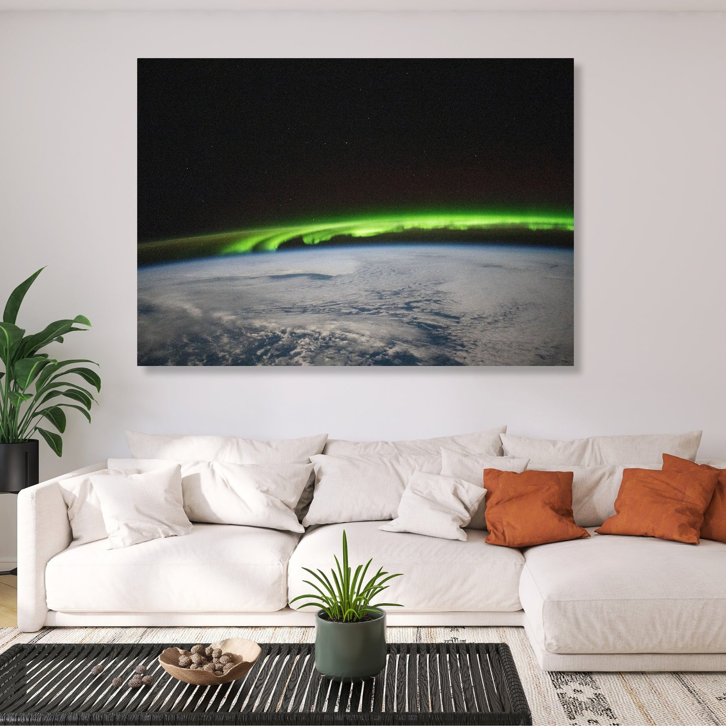 Earths Aura Wall Art Canvas Print