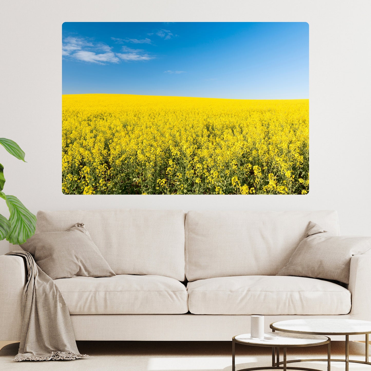 Golden Field Wall Art Canvas Print