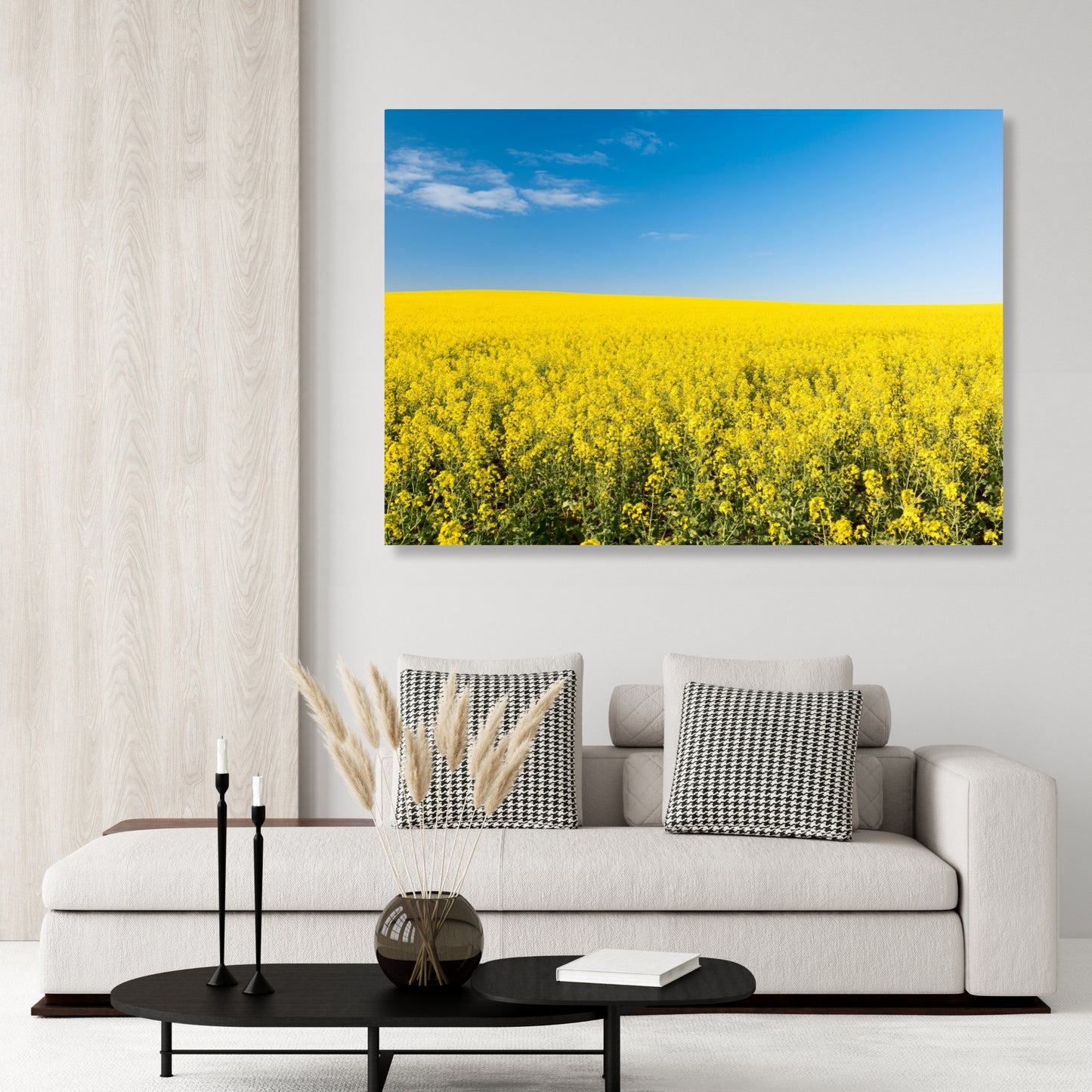 Golden Field Wall Art Canvas Print