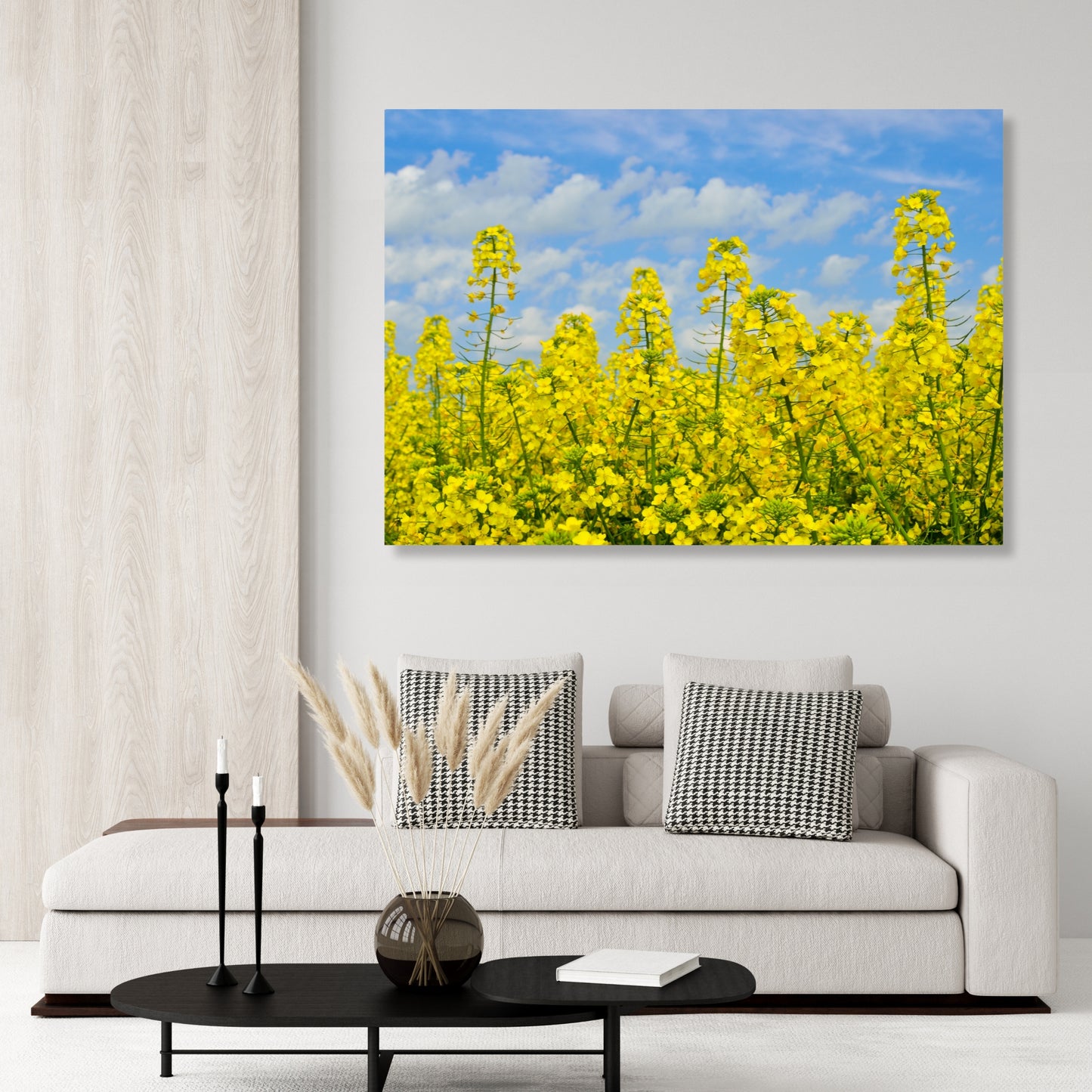 Yellow Wall Art Canvas Print