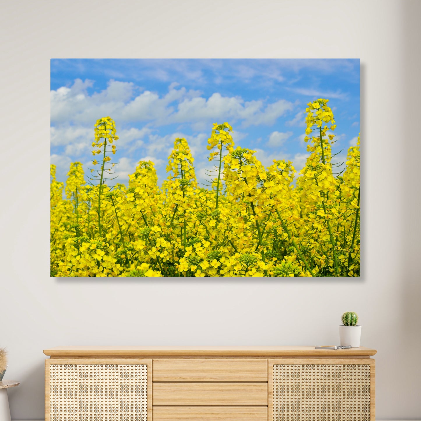 Yellow Wall Art Canvas Print