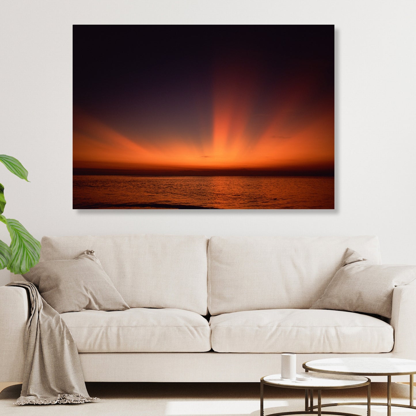 Burnt Sky Wall Art Canvas Print