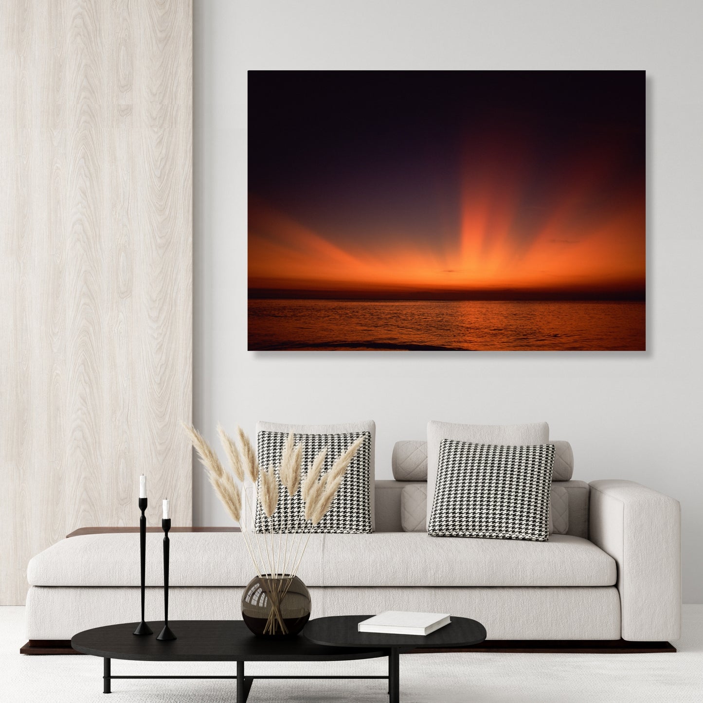 Burnt Sky Wall Art Canvas Print