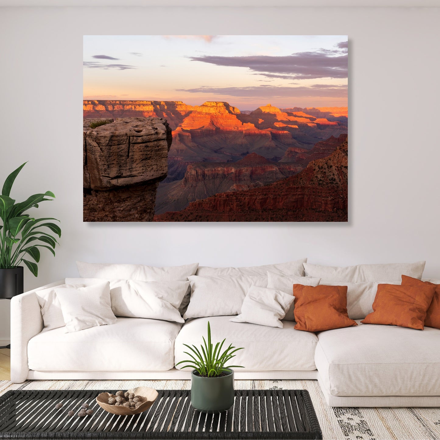 The Canyon Wall Art Canvas Print