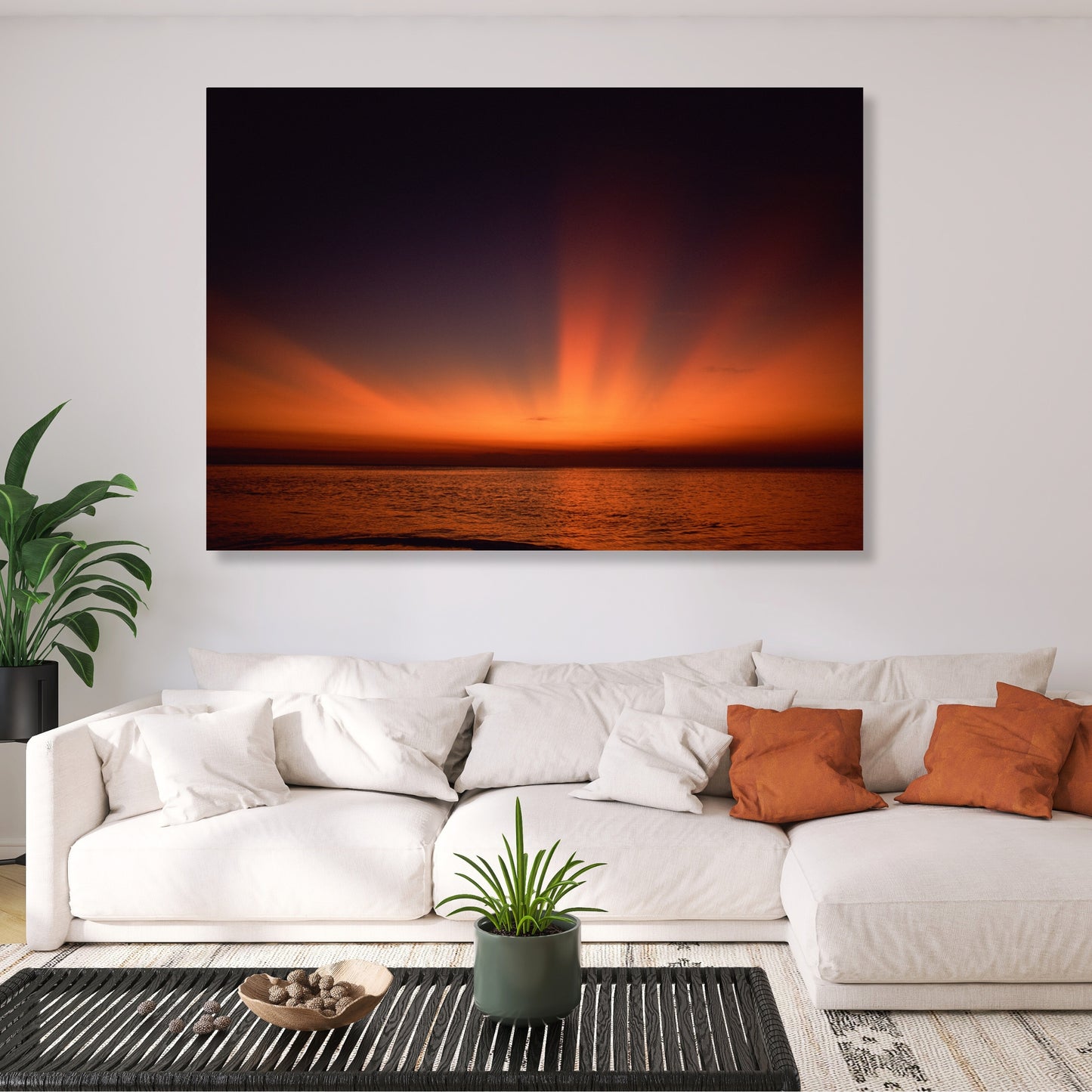 Burnt Sky Wall Art Canvas Print