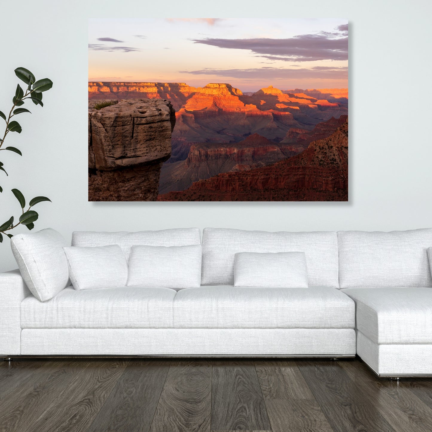 The Canyon Wall Art Canvas Print