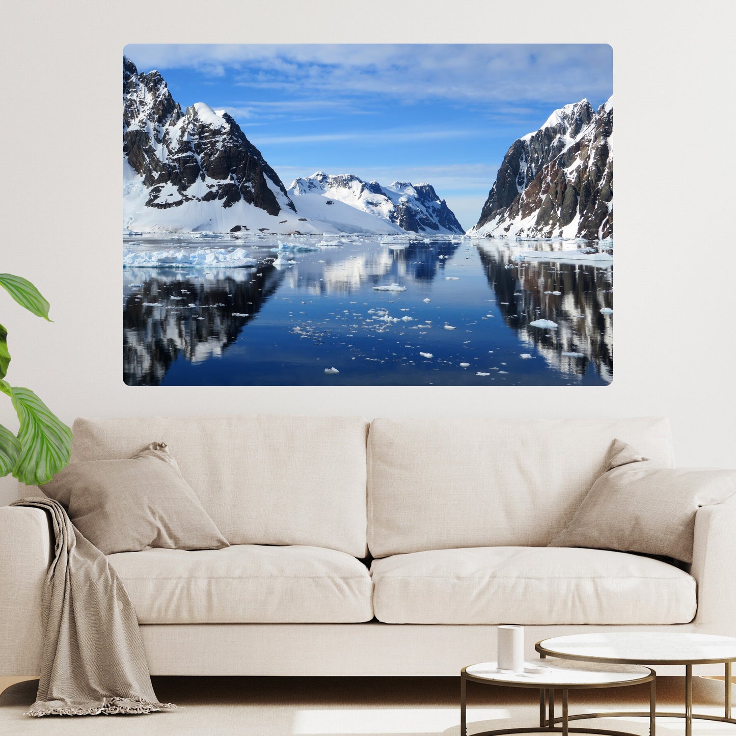 Arctic Waters Wall Art Canvas Print