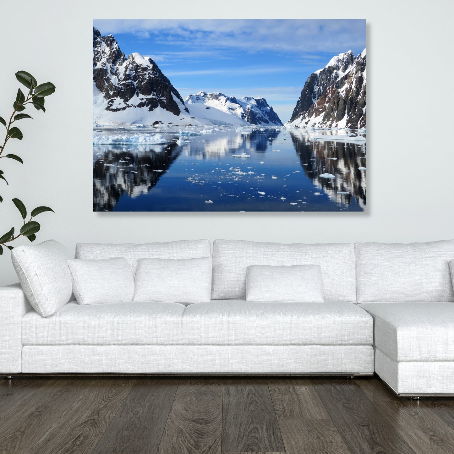 Arctic Waters Wall Art Canvas Print