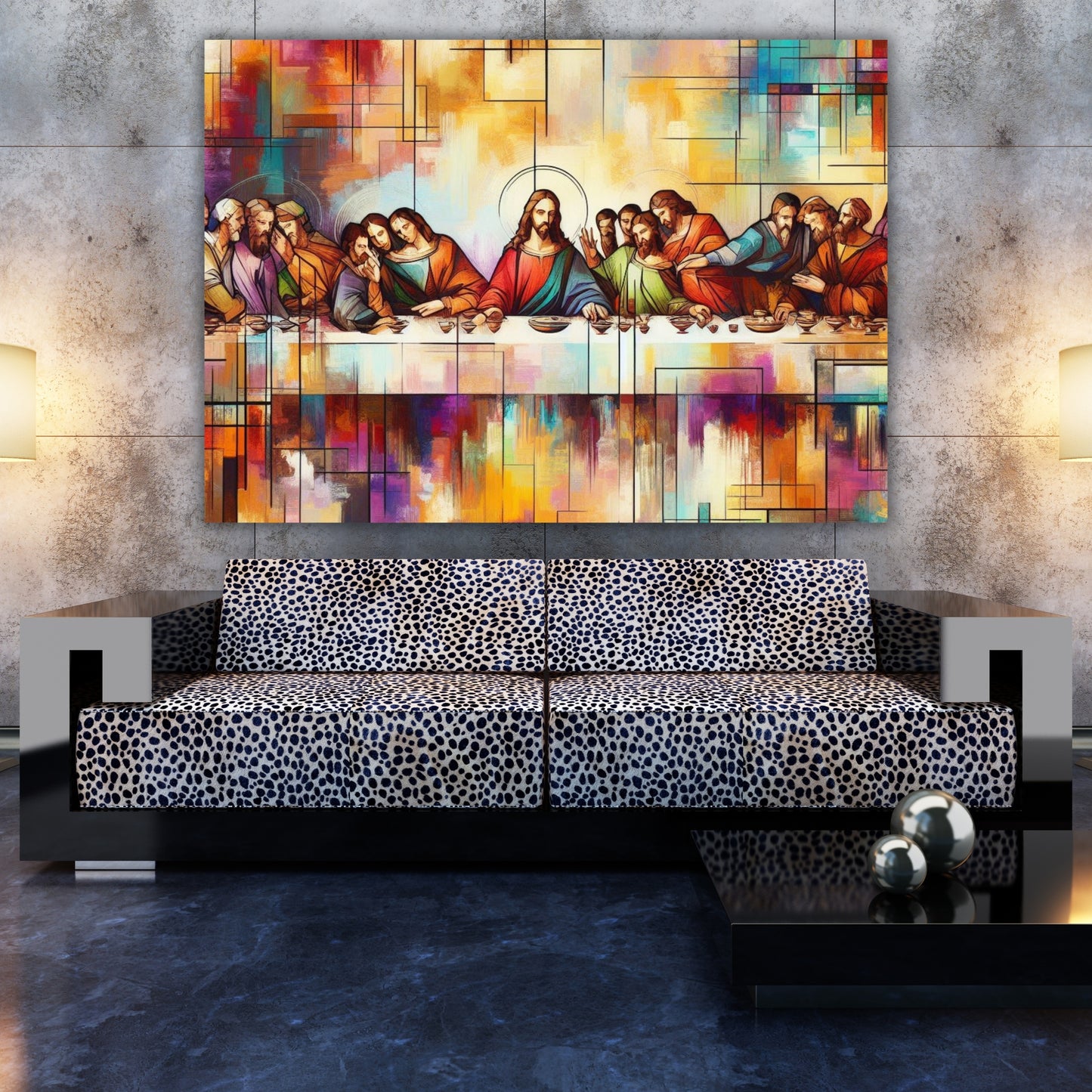 The Last Supper Reimagined Wall Art Canvas Print