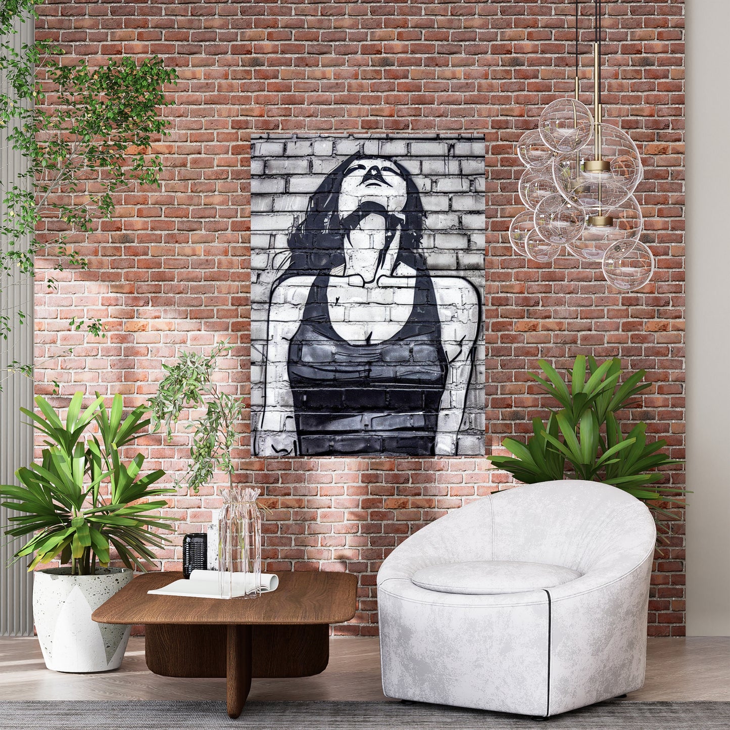 Urban Goddess Wall Art Canvas Print