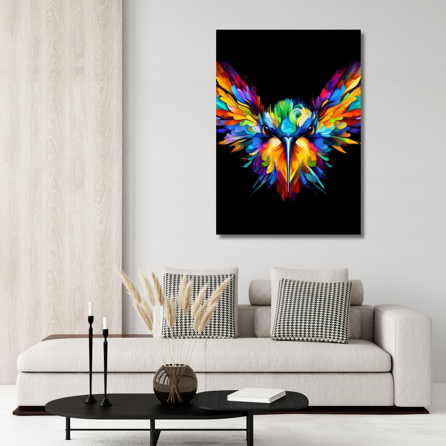 Luminous The Hummingbird Wall Art Canvas Print