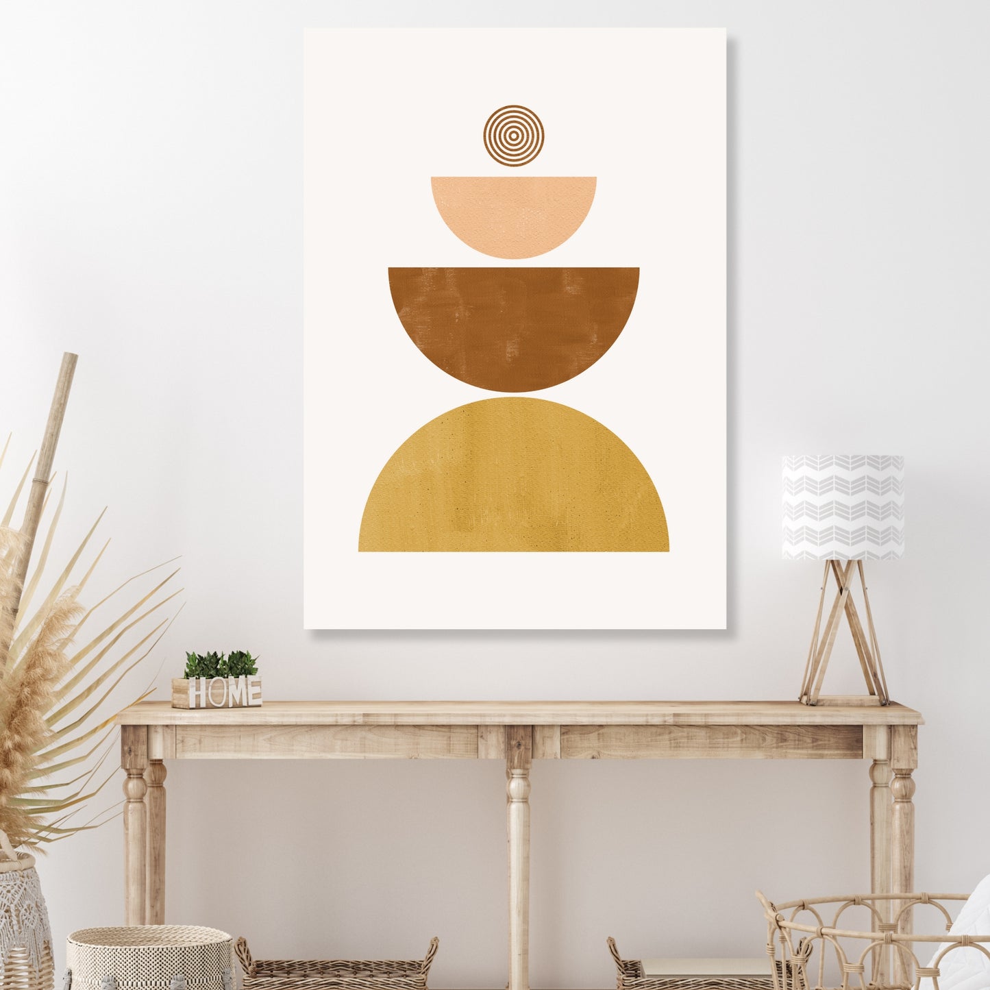 Majestic Melange Boho Wall Art Canvas Print