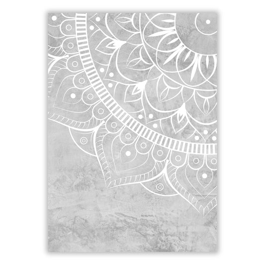 Soul Spiral Mandala Wall Art Canvas Print