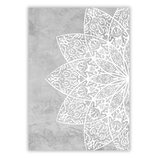 Flower Of Life Mandala Wall Art Canvas Print