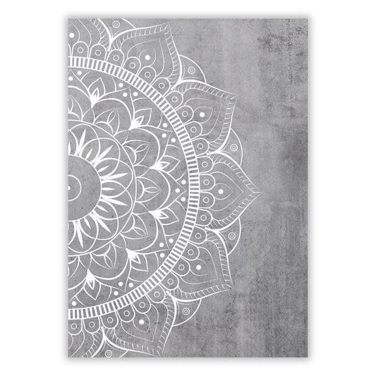 Chakra Bloom Mandala Wall Art Canvas Print