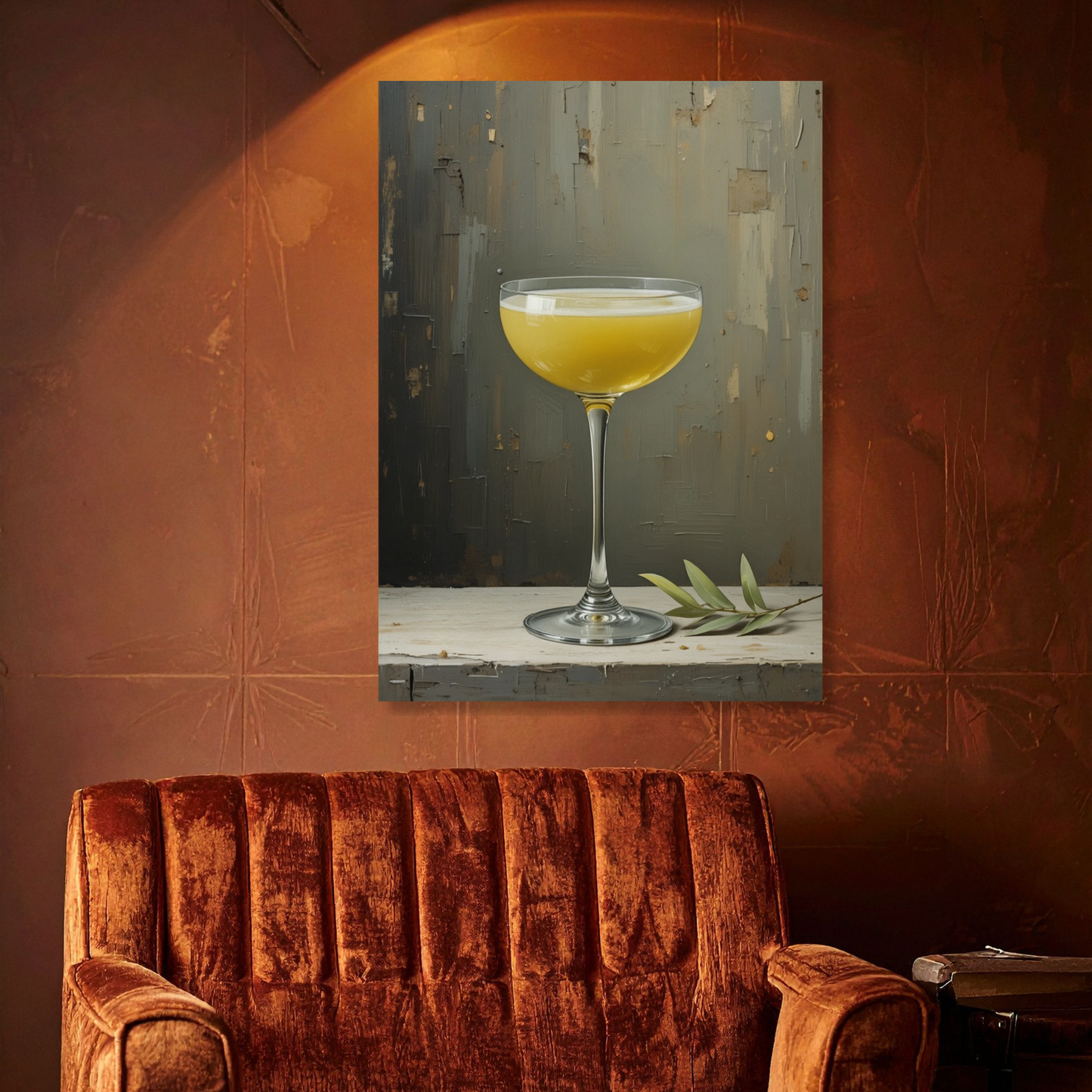 Margarita Retro Vintage Wall Art Canvas Print