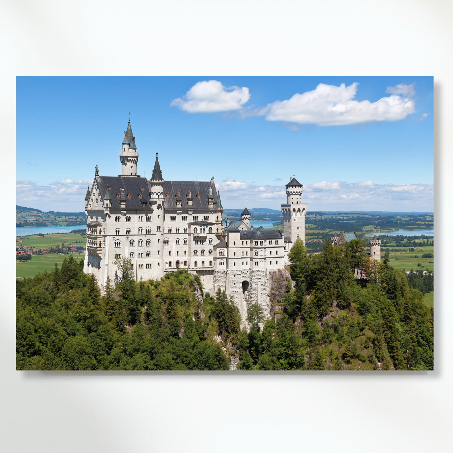 Neuschwanstein Castle Wall Art Canvas Print