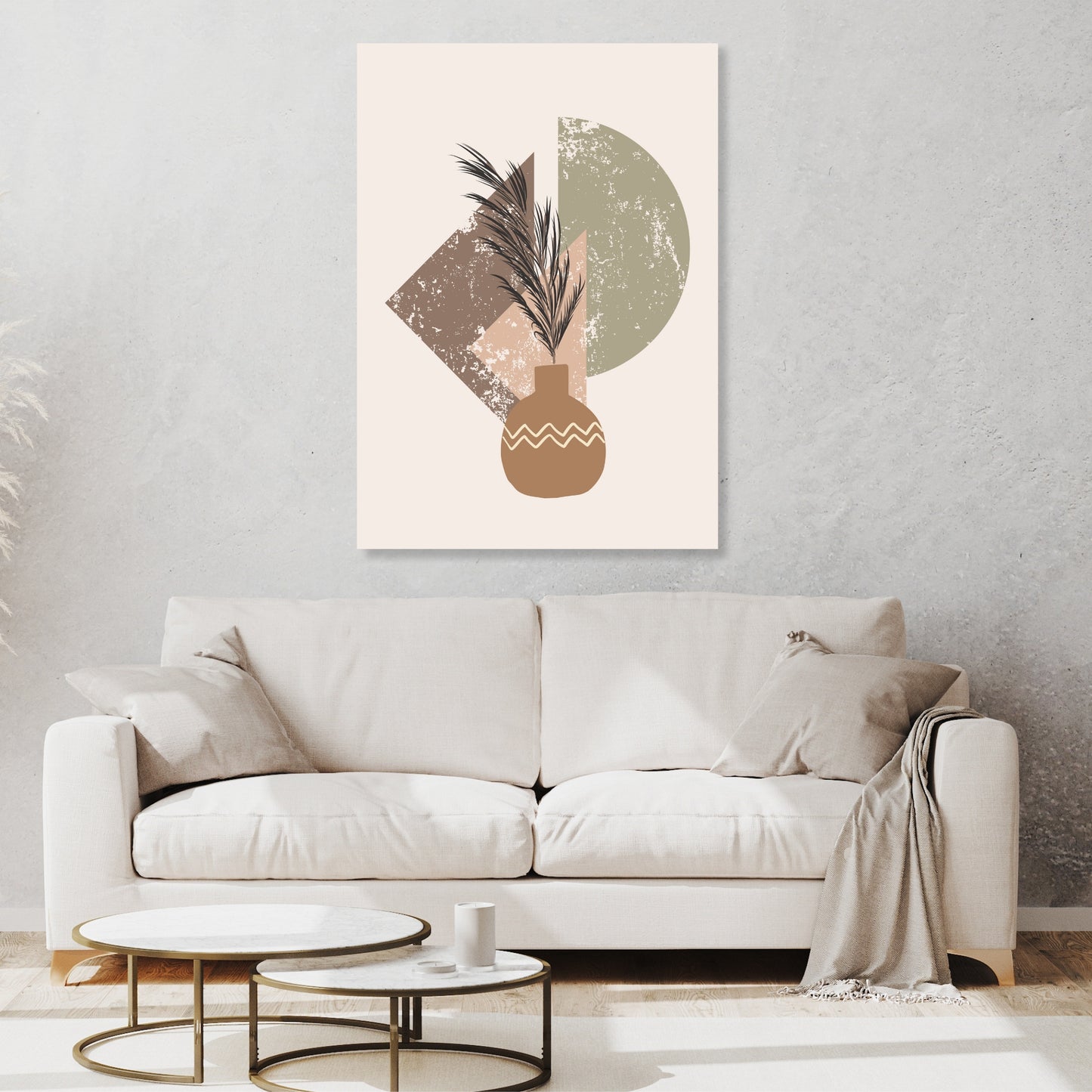 Oasis Boho Wall Art Canvas Print