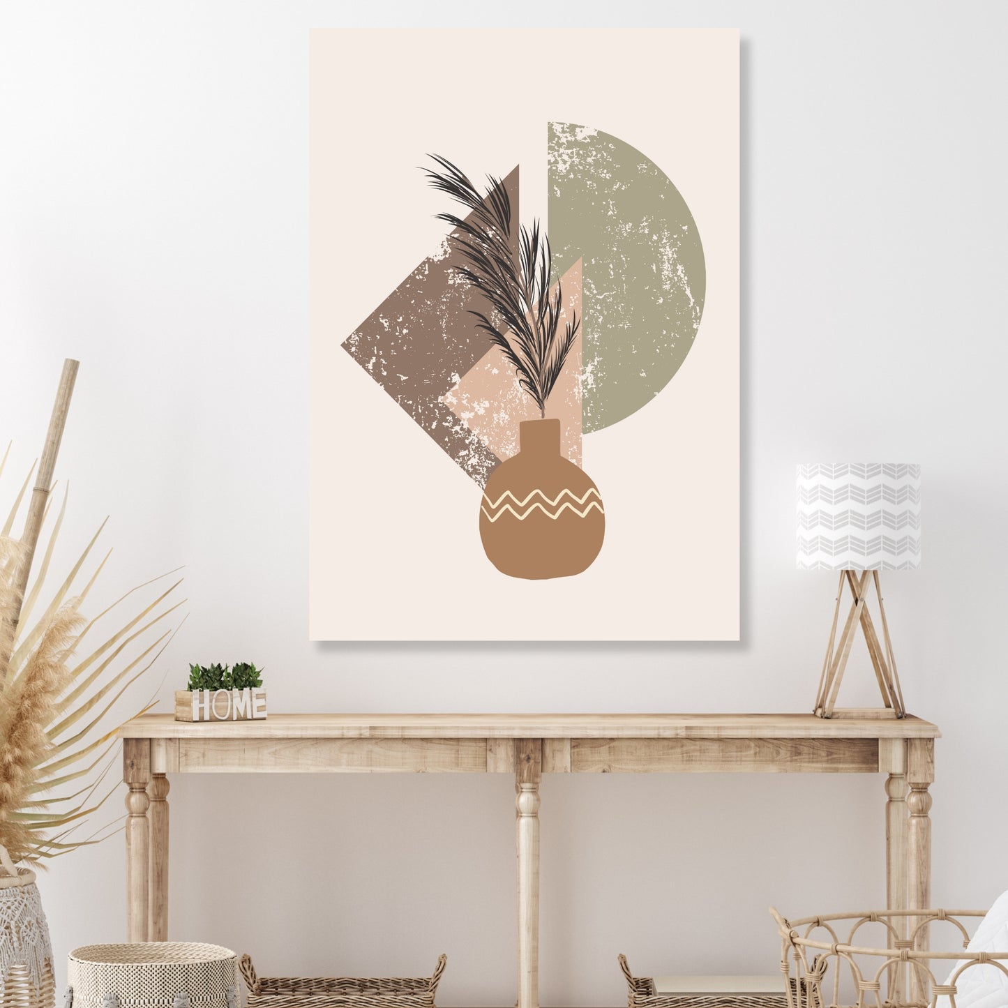 Oasis Boho Wall Art Canvas Print