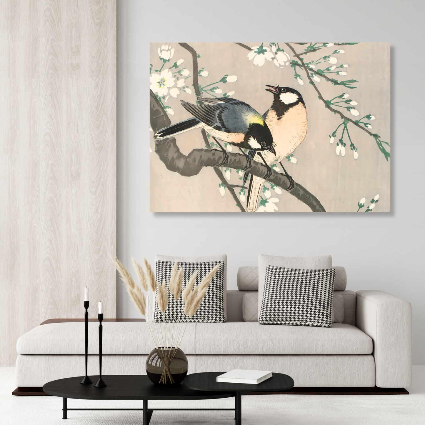 Ohara Koson - Tits on Cherry Branch