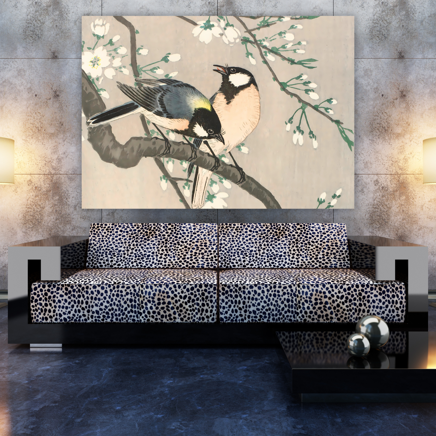 Ohara Koson - Tits on Cherry Branch