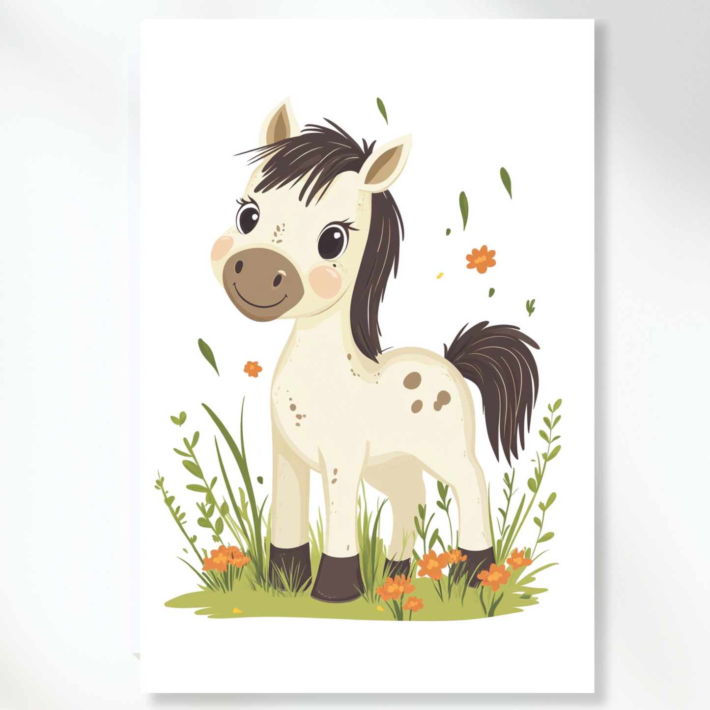 Pedro Pony Canvas Wall Art Print