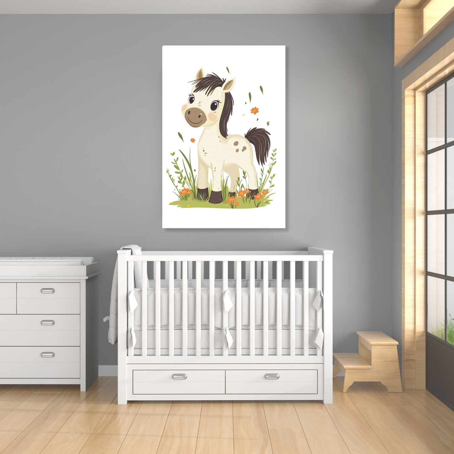 Pedro Pony Canvas Wall Art Print