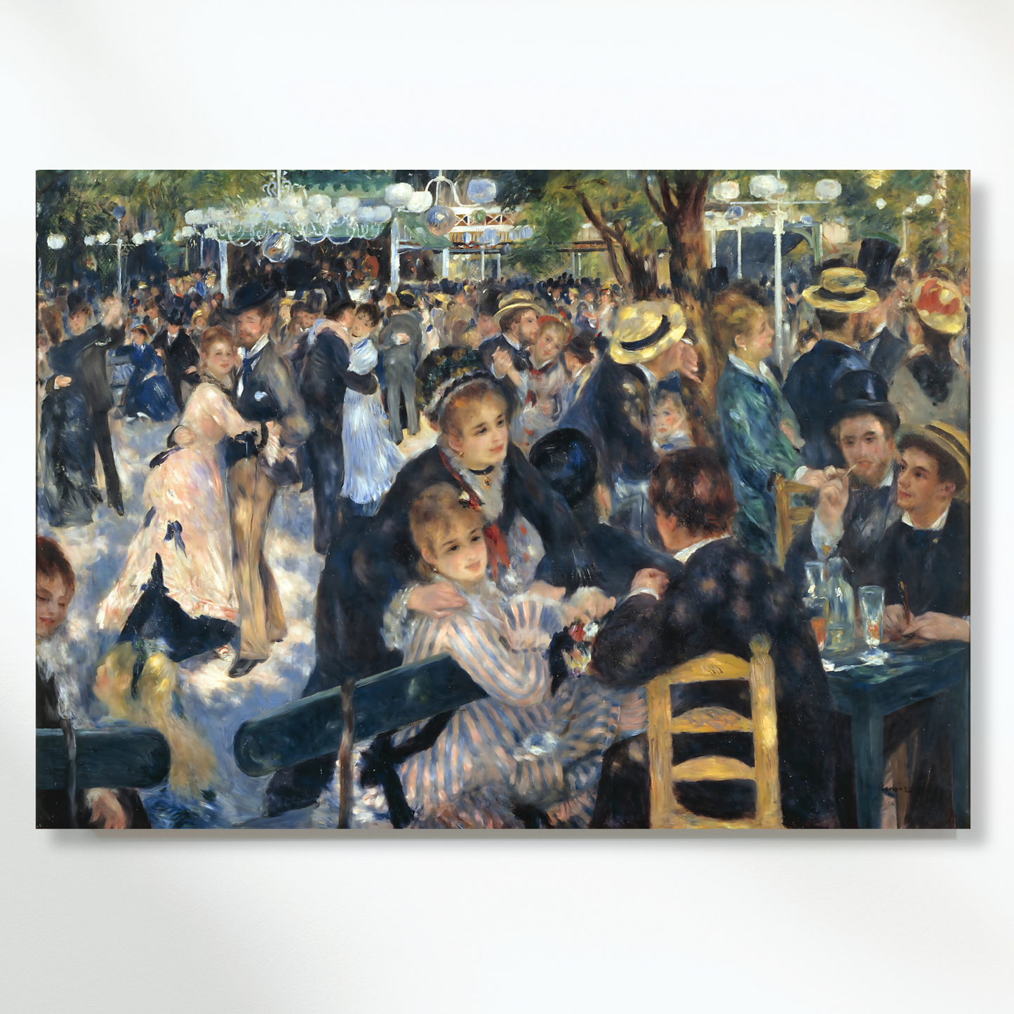 Pierre-Auguste Renoir - Bal Du Moulin De La Galette Wall Art Canvas Print