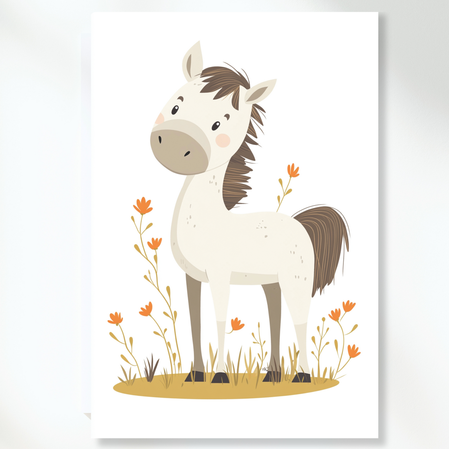 Portia Pony Canvas Wall Art Print