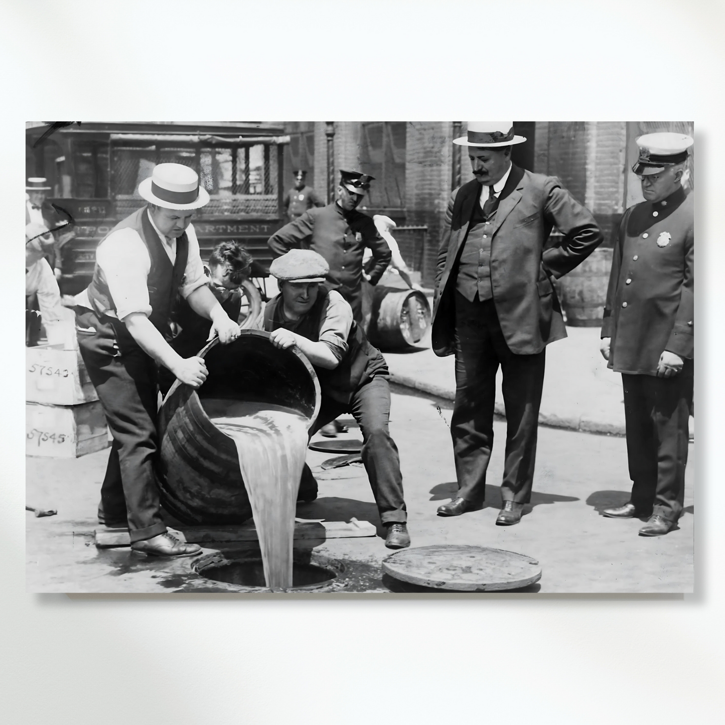 Prohibition Wall Art Canvas Print