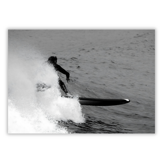 Retro Surfing Wall Art Canvas Print