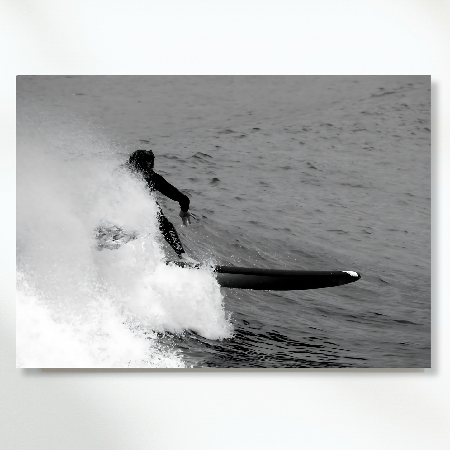 Retro Surfing Wall Art Canvas Print