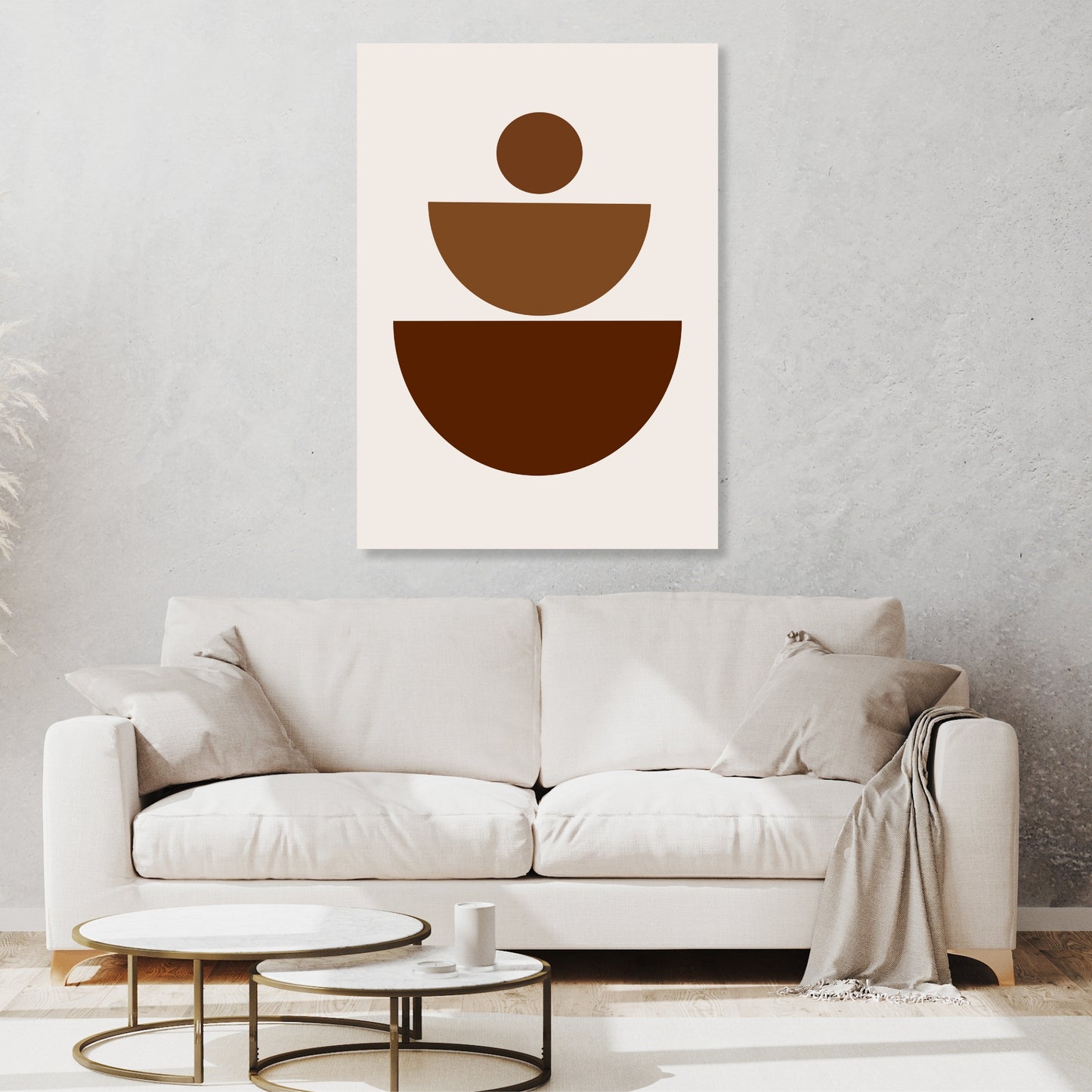 Rustic Boho Wall Art Canvas Print