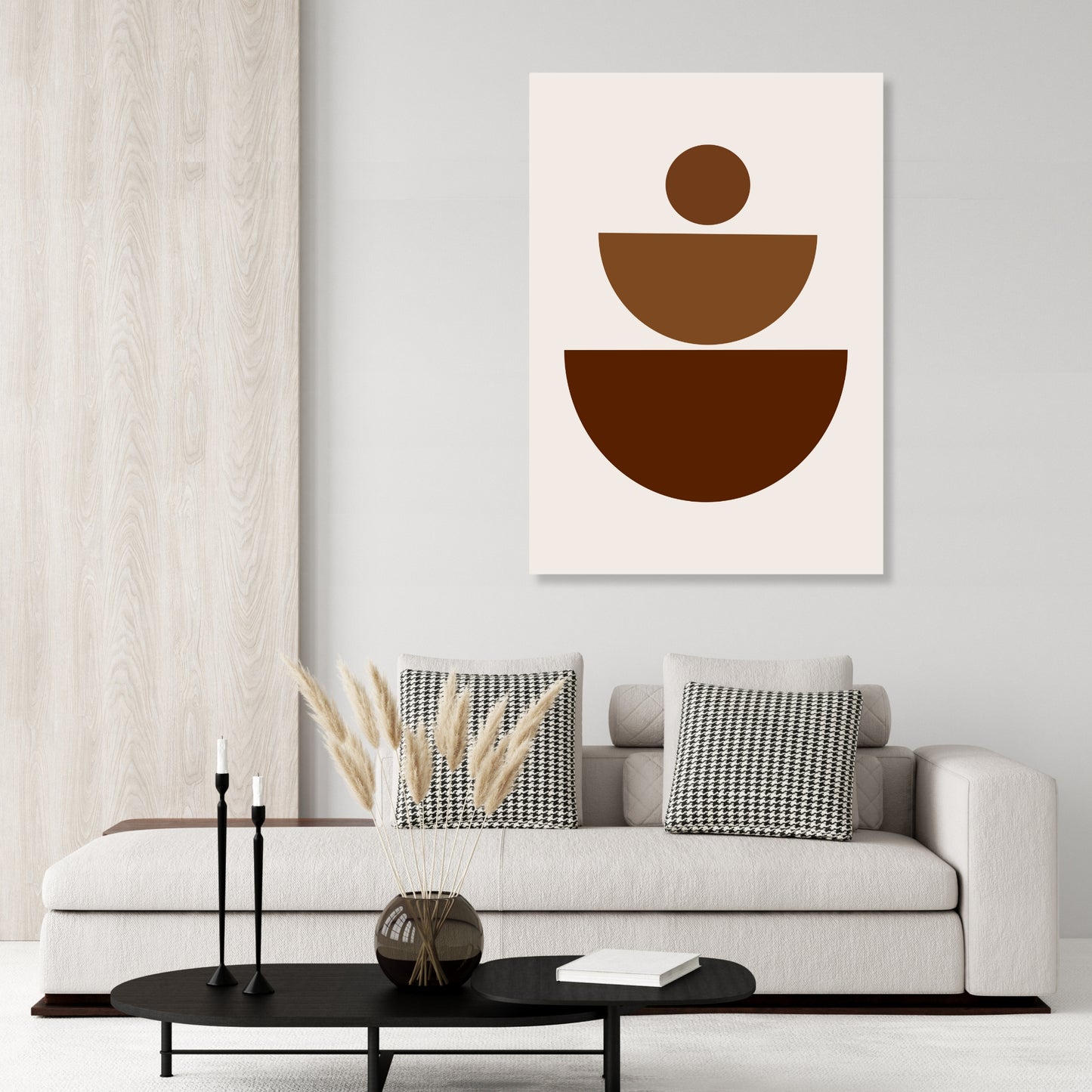 Rustic Boho Wall Art Canvas Print