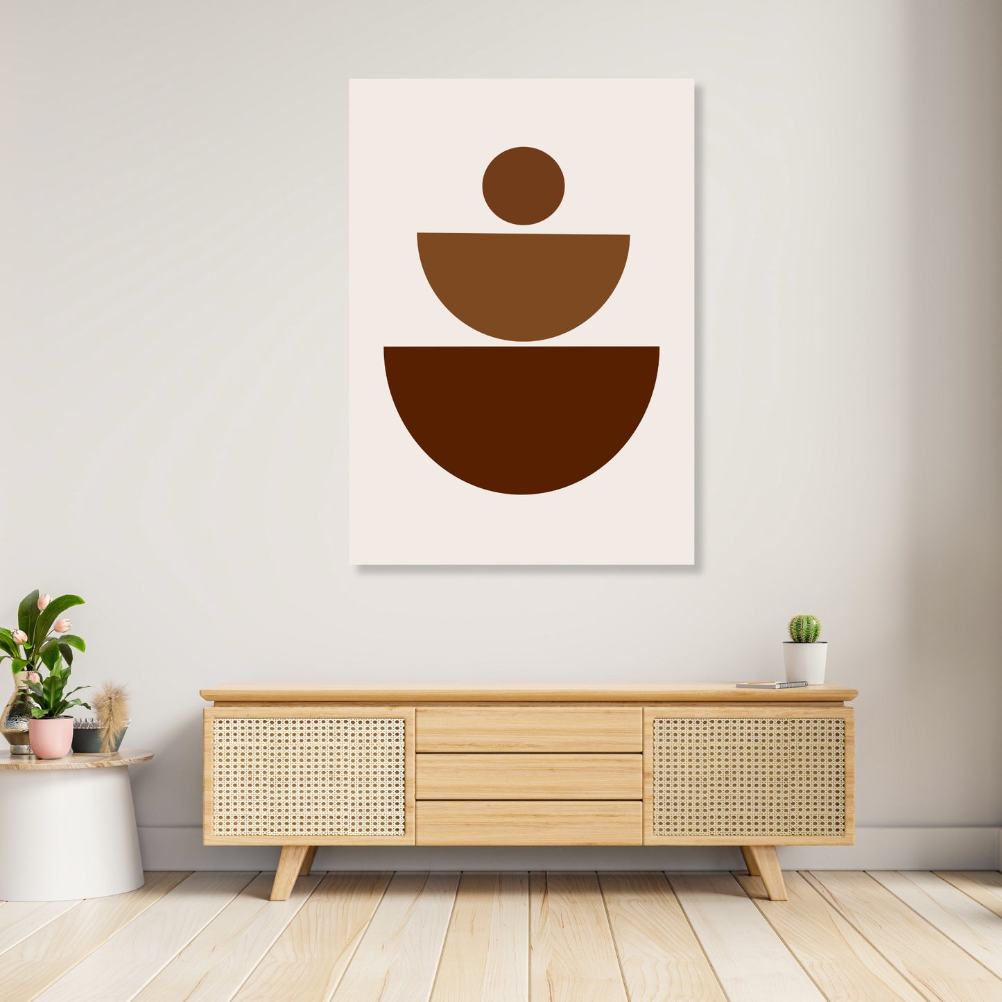 Rustic Boho Wall Art Canvas Print