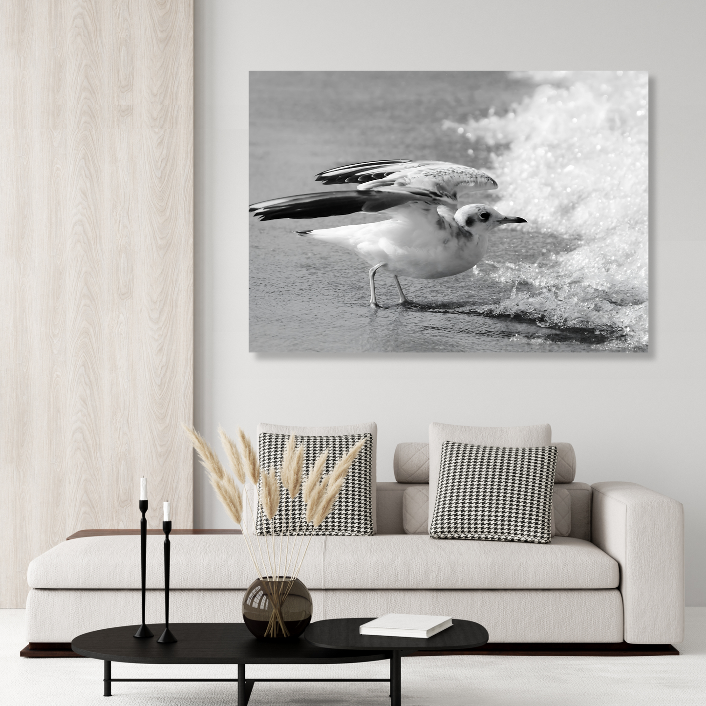 Seagull Wall Art Canvas Print