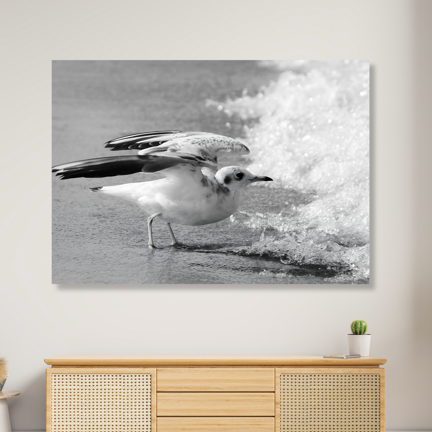 Seagull Wall Art Canvas Print