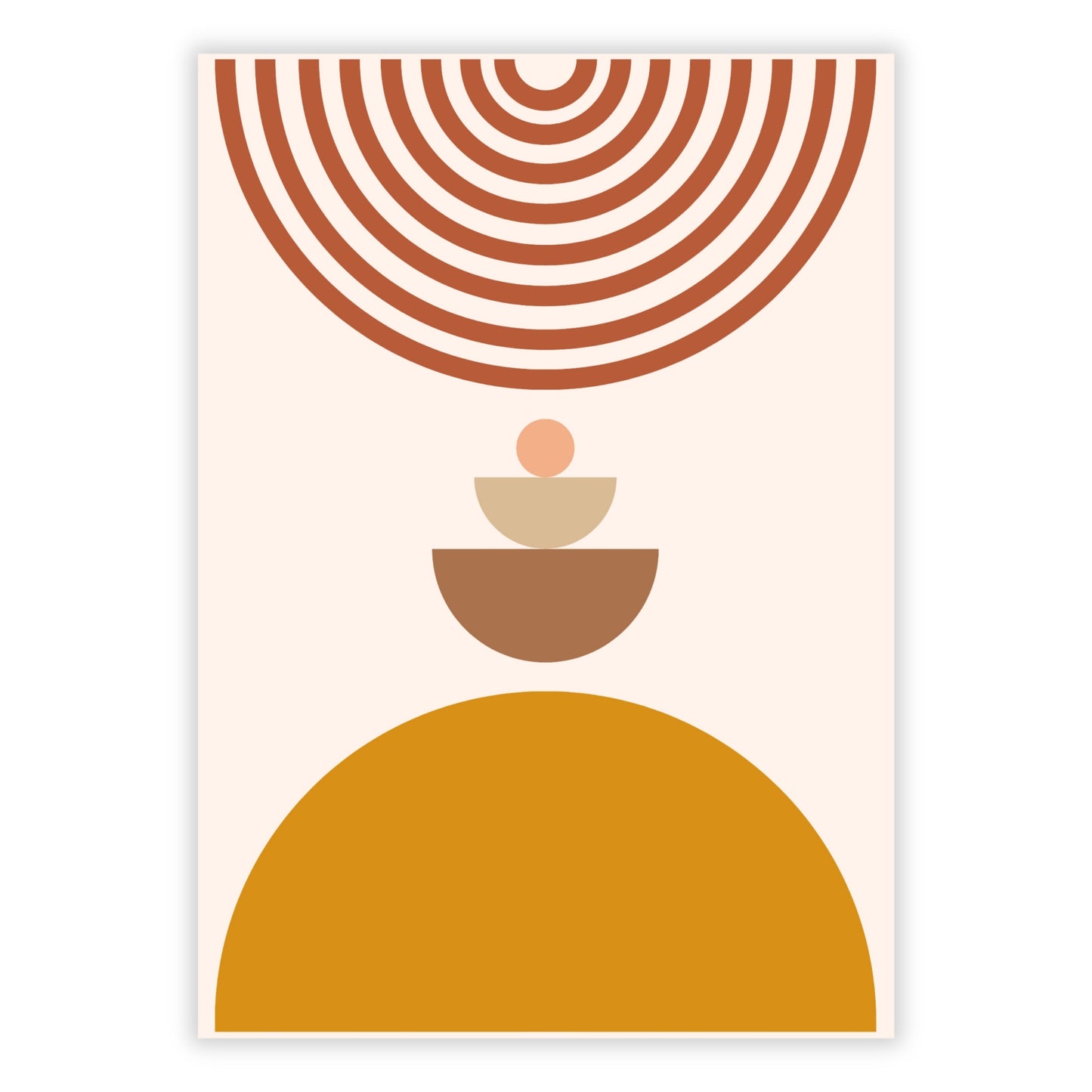 Soulful Balance Boho Wall Art Canvas Print