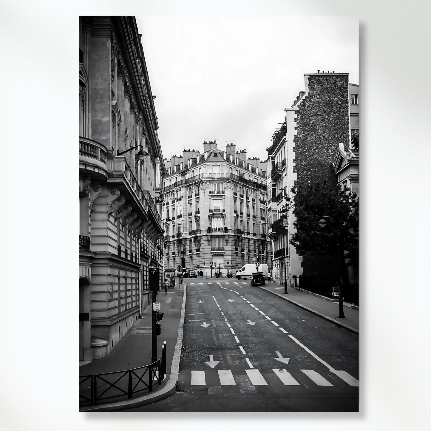 Streets Of Paris Wall Art Canvas Print