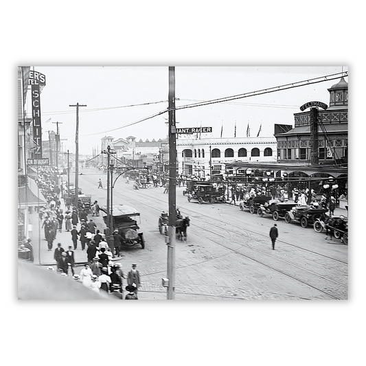 Surf Ave, Coney Island Wall Art Canvas Print