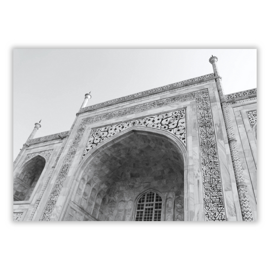 Taj Mahal Looking Upwards No.2 Wall Art Canvas Print