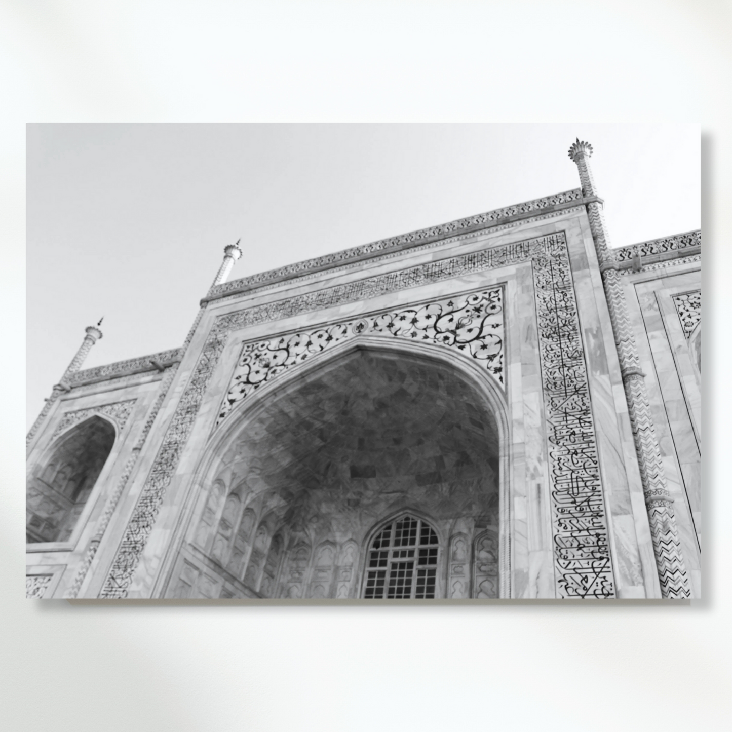 Taj Mahal Looking Upwards No.2 Wall Art Canvas Print