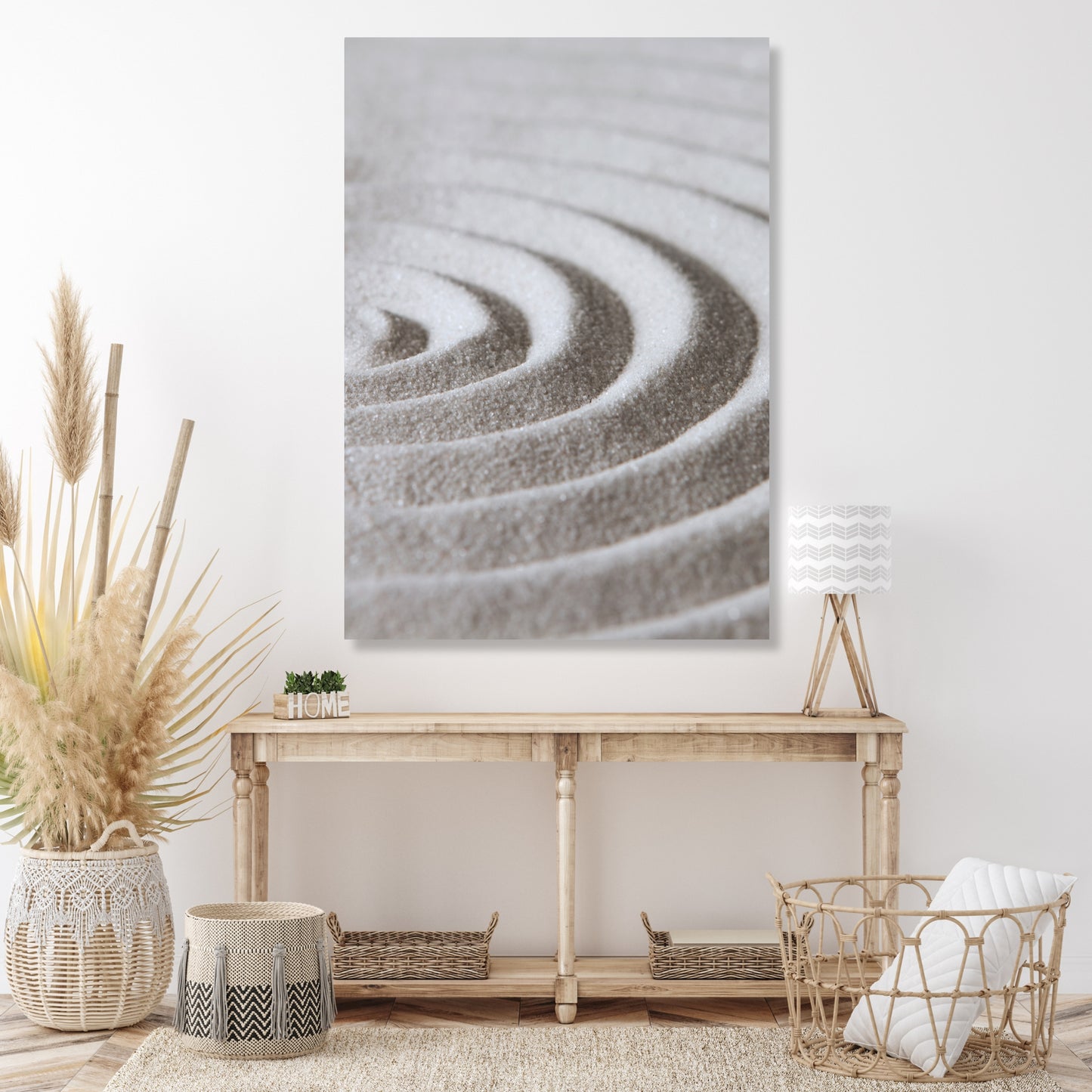 Zen Sands Wall Art Canvas Print